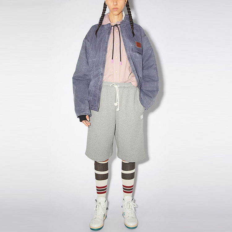 Футболка SS22 Casual Unisex светло-серый меланж Acne Studios — фото 3