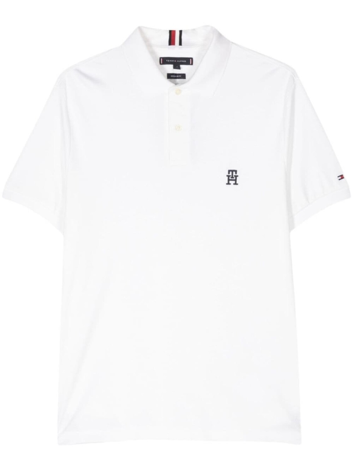 

Tommy Hilfiger рубашка поло с монограммой, нейтральный цвет