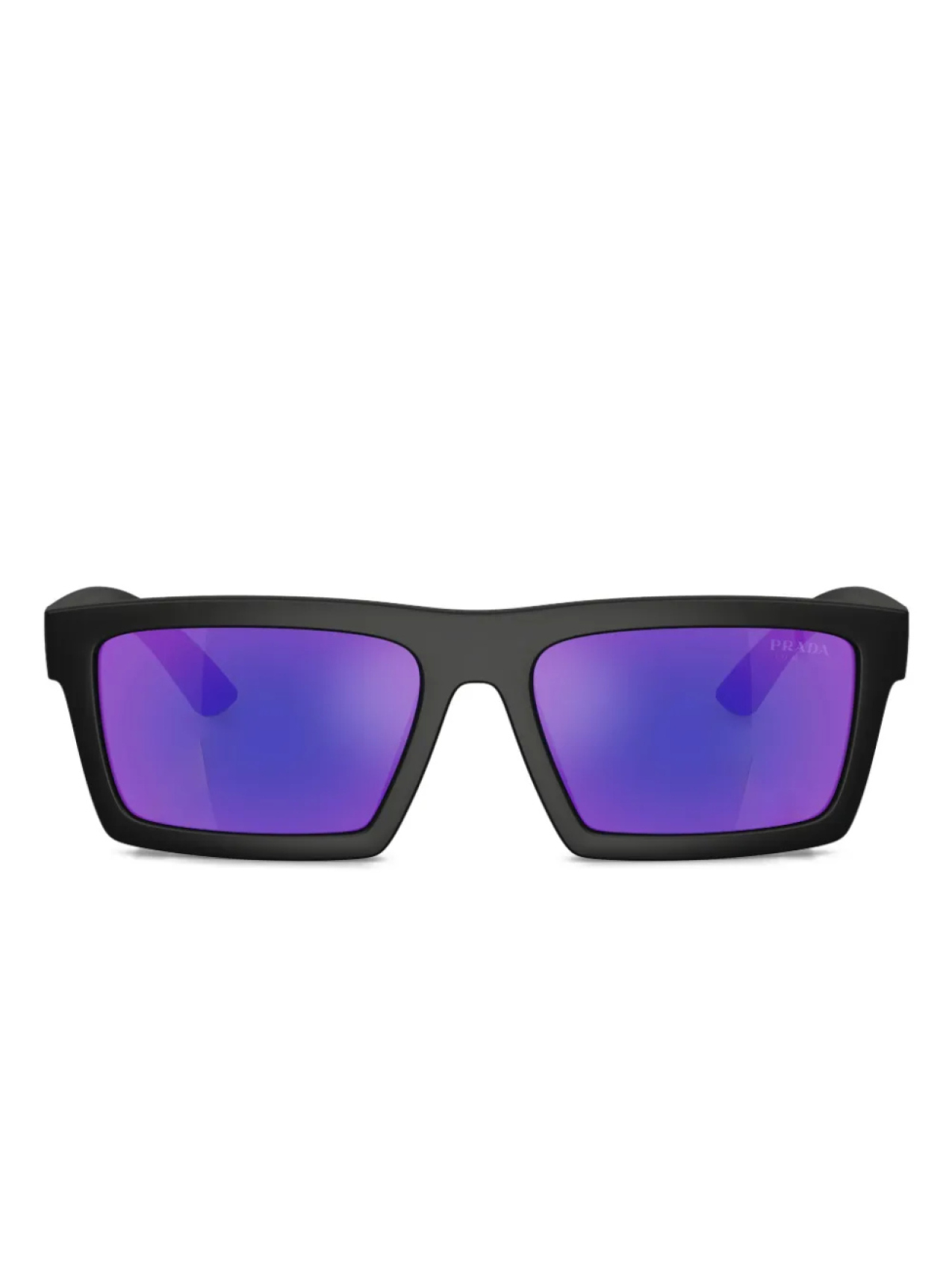 

Prada Linea Rossa rectangle-frame солнцезащитные очки, черный
