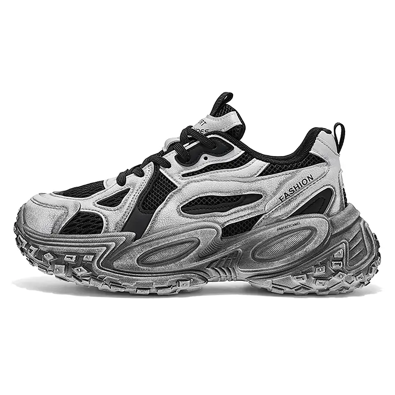 

Кроссовки Shock Absorbers Abrasion Resistant Rebound Thermal Balance Low Top Kids Lifestyle Shoes Teenagers PROTECTCAMEL, черный