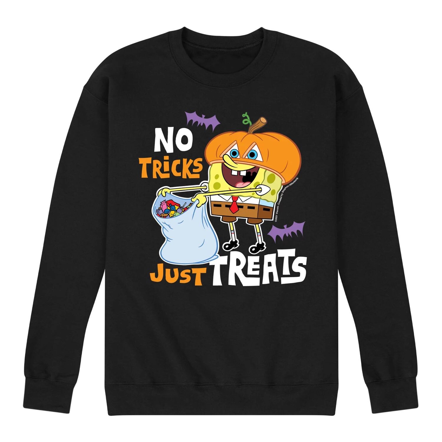 

Мужской свитшот Just Treats Sponge Bob SquarePants Licensed Character