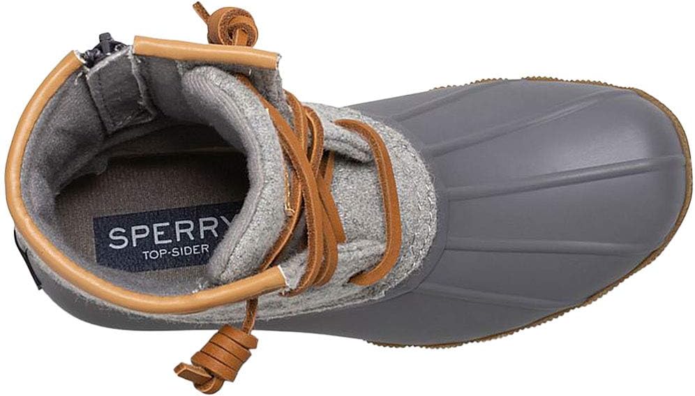 Детские водонепроницаемые ботинки Sperry Top-Sider Saltwater Wool, серый — фото 3