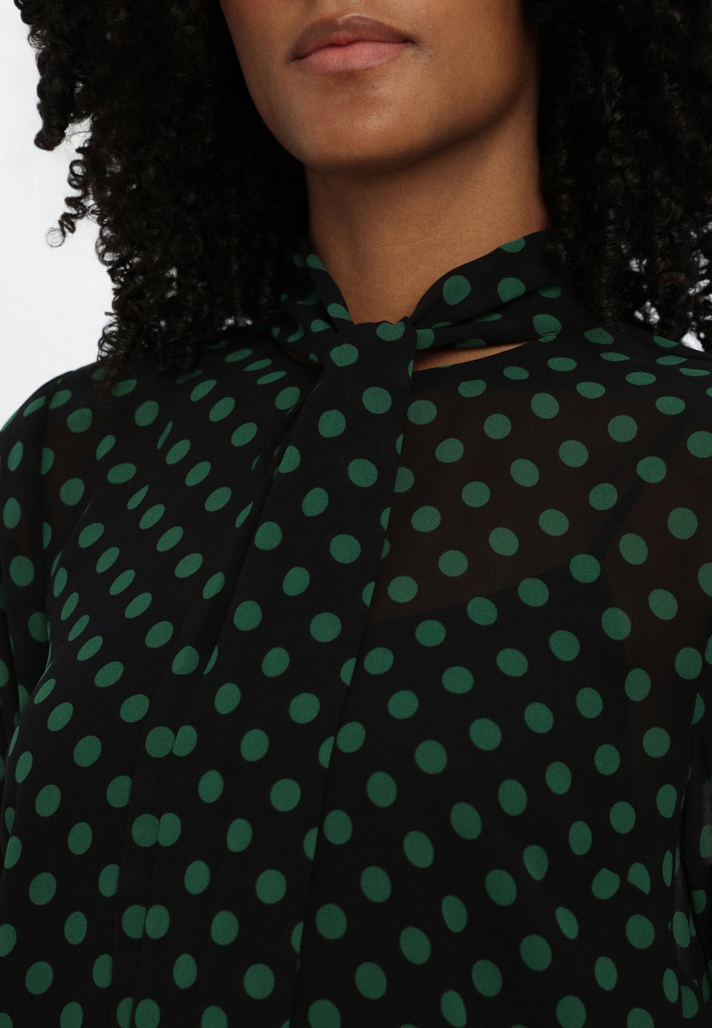 

Блузка на пуговицах PARISIAN DOT BLOUSE MICHAEL Michael Kors, зеленый
