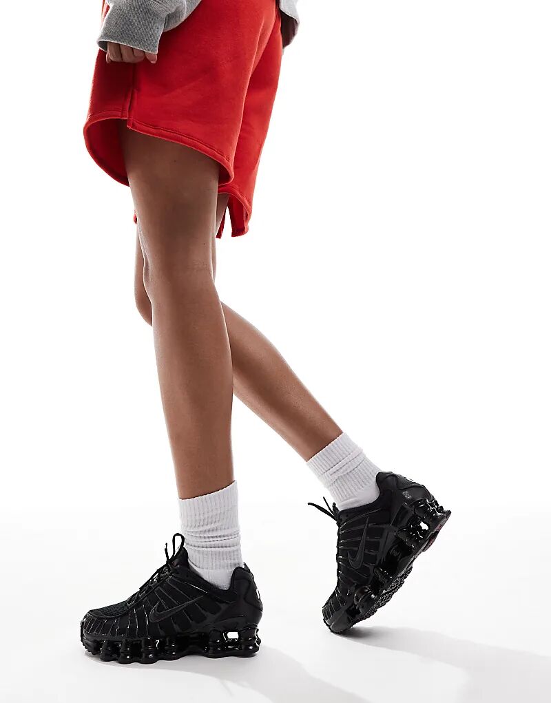 Кроссовки Shox TL унисекс черного цвета Nike — фото 4
