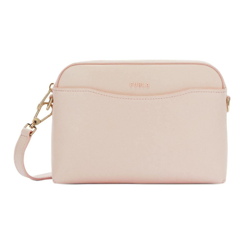 

Furla Кожаная сумка через плечо мини женская розовая