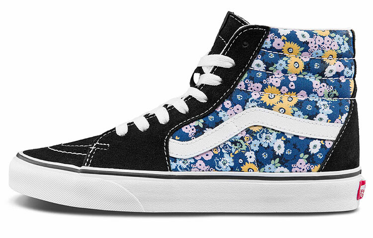

Кроссовки Vans High-Top Sneakers Black/White/Blue, Черный, Кроссовки Vans High-Top Sneakers Black/White/Blue