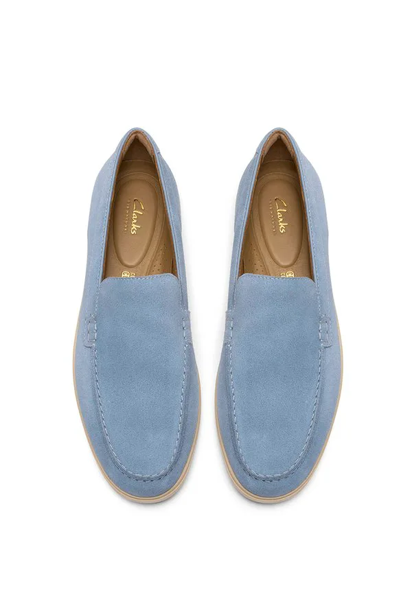 Торфорд легкие слипоны Clarks Originals, Blau — фото 3