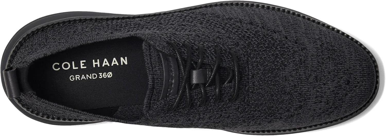 Мужские туфли Cole Haan Grand Hurrion Stitchlite с крыльями, черный — фото 3