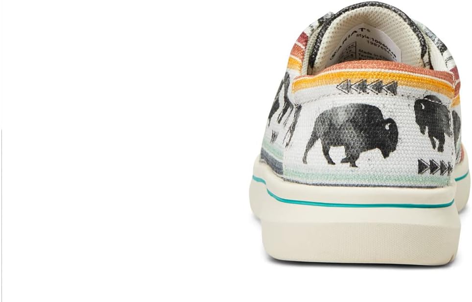 Детские кеды Ariat Unisex-Child YTHHilo (унисекс), Buffalo Print — фото 2