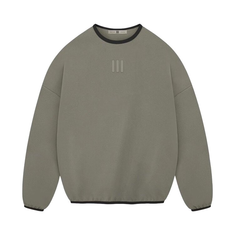 

Толстовка adidas x Fear of God Athletics Suede Fleece Crewneck Sweatshirt, цвет Clay