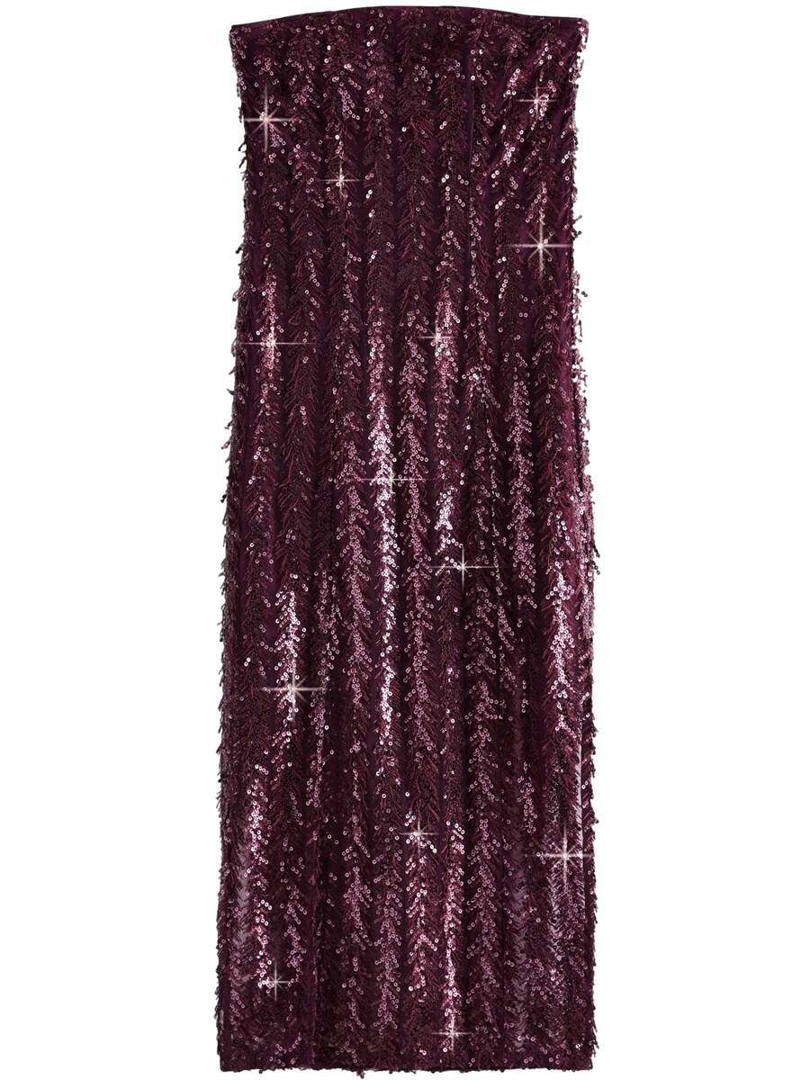 

Платье миди Next Dress, бордовый