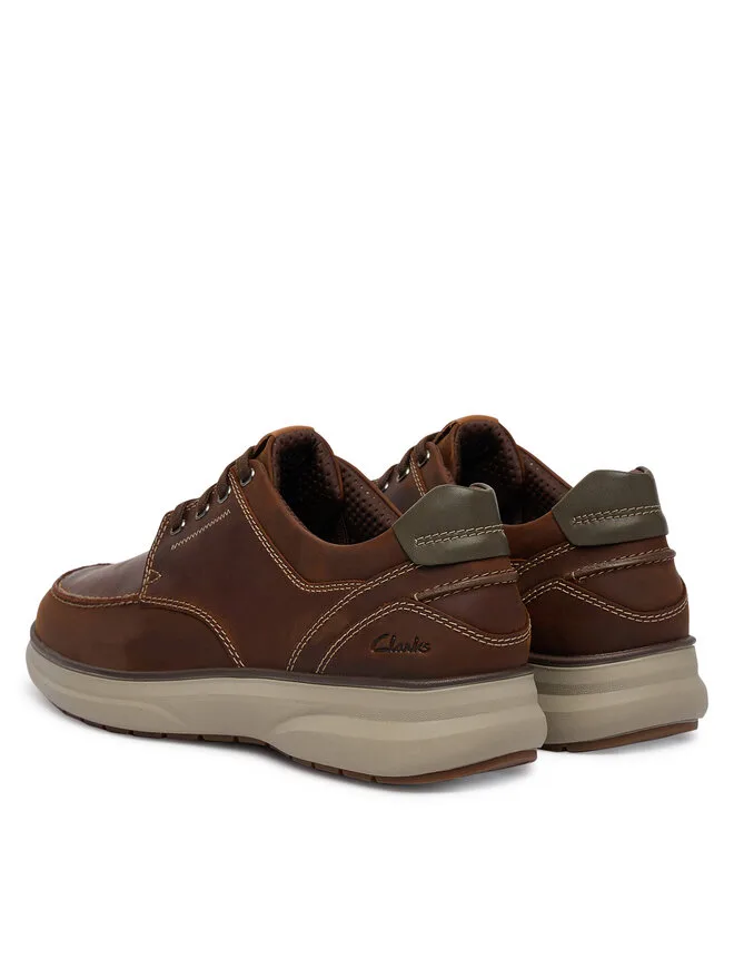 Clarks Низкие коричневые туфли Mullan Moc 26184427 — фото 3