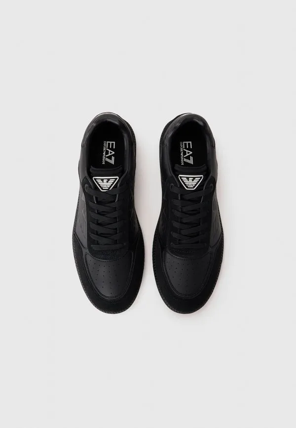 Новые кроссовки heritage eagle Ea7 Emporio Armani, Triple Black/White — фото 4