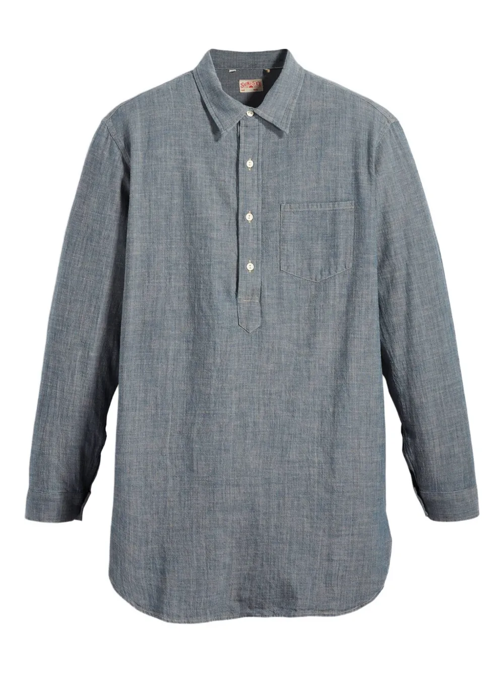 

Рубашка с накладными карманами Levi's, синий
