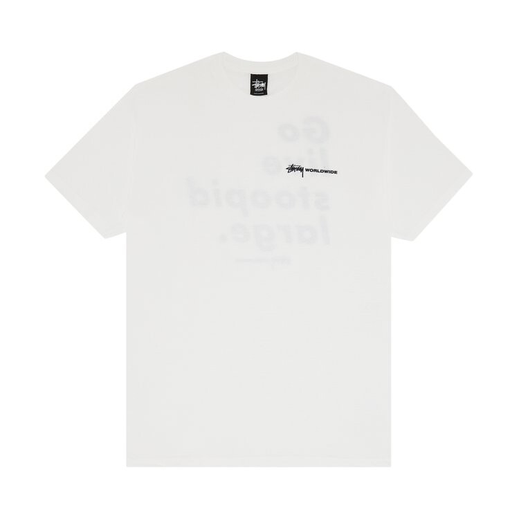 

Футболка Stussy Go Live Stoopid Large 'White', белый