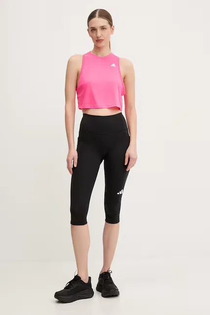 Топ тренировочный без рукавов Adidas Performance, розовый — фото 2
