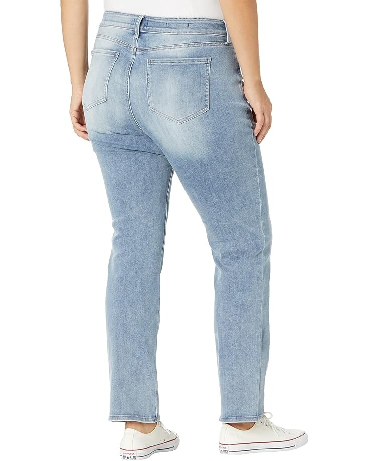 

Джинсы Nydj Plus Size Marilyn Straight Jeans in Seashore, цвет Seashore