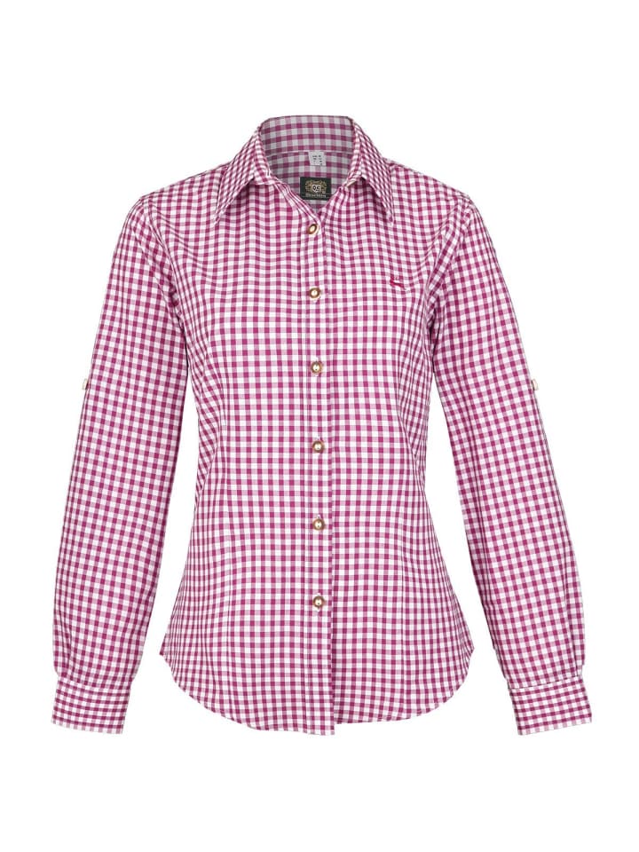 

Традиционная блузка 150000-2602 в ягодном цвете OS-Trachten