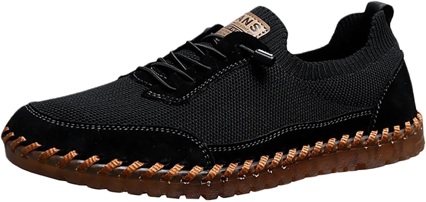 

Мужские дышащие повседневные кроссовки из сетки, легкие и удобные для прогулок, для повседневной носки и активного отдыха на природе Generic, черный