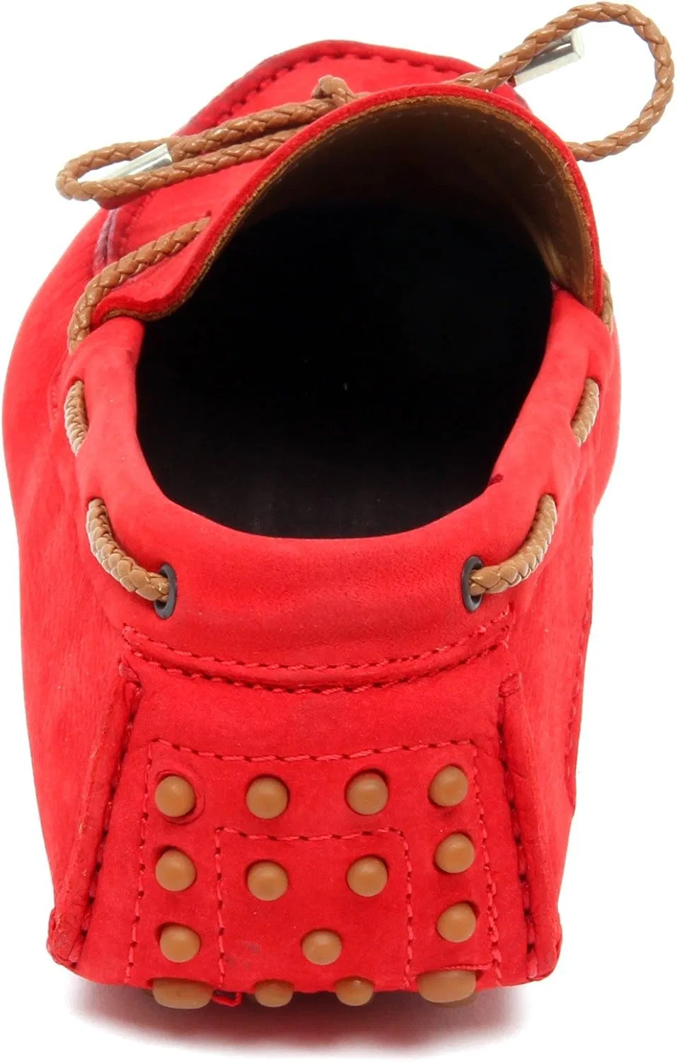 Мужские лоферы D4400 Mocassino Uomo Calzoleria Rosso Vintage LA PARIGINA, Red — фото 4