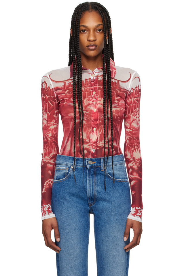 

Футболка Diablo Jean Paul Gaultier, мультиколор