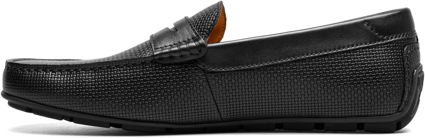 Мужские лоферы Florsheim Motor Moc Toe Penny Driver Slipper, черный — фото 4