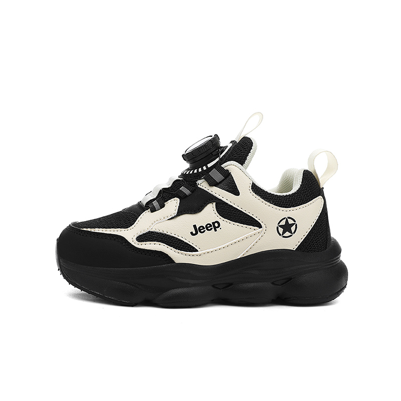 

Кроссовки Running Collection Slip Resistant Anti Kick Abrasion Resistant Rebound Lightweight Cushioning Balance Low top Jeep, черный белый