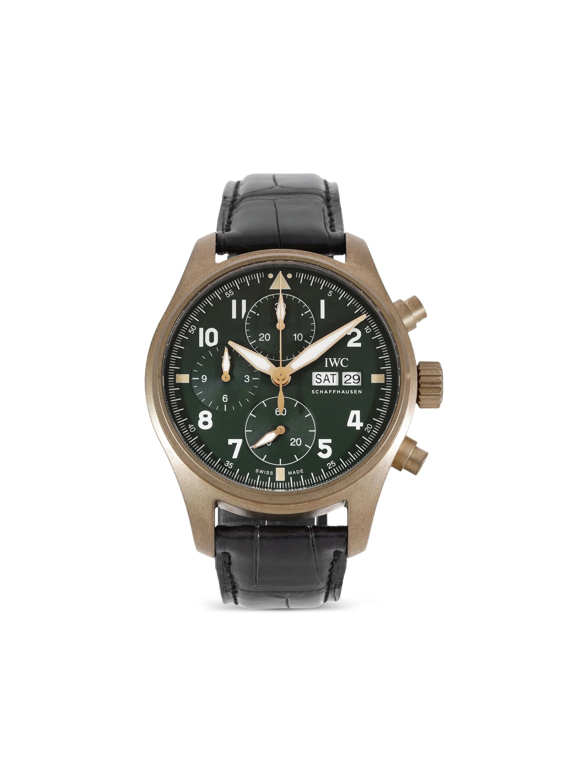 

Наручные часы Pilot 41 мм Iwc Schaffhausen, зеленый