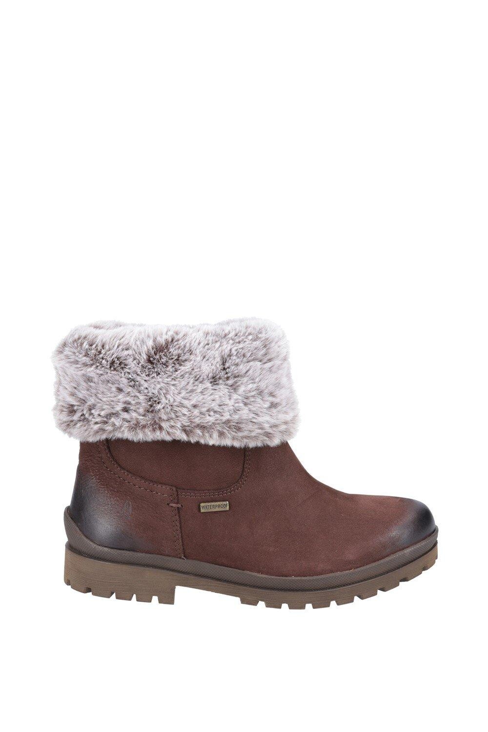 Средний ботинок Алисы Hush Puppies, коричневый