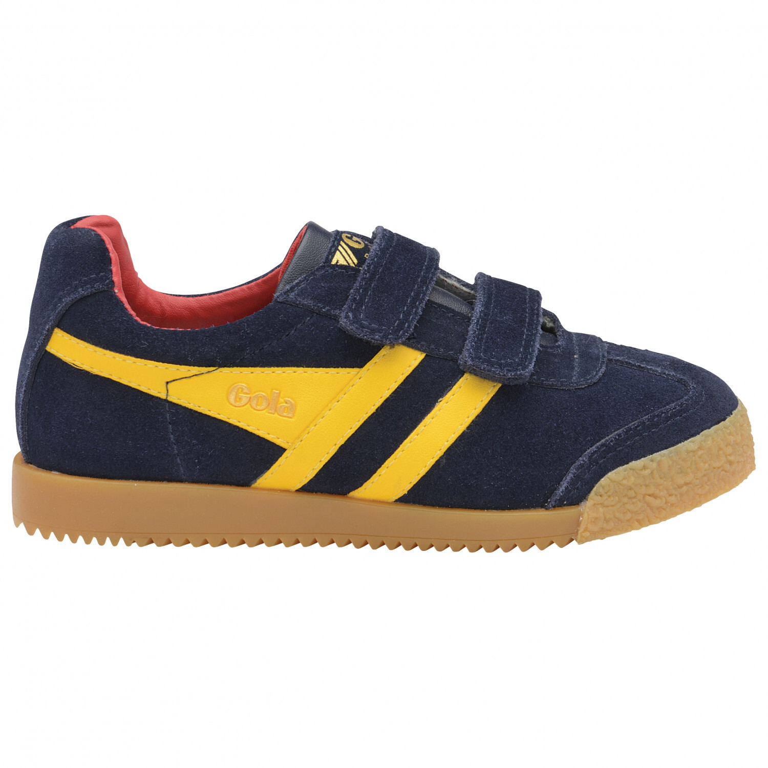 

Кроссовки Gola Kid's Harrier VC, цвет Navy/Sun/Red