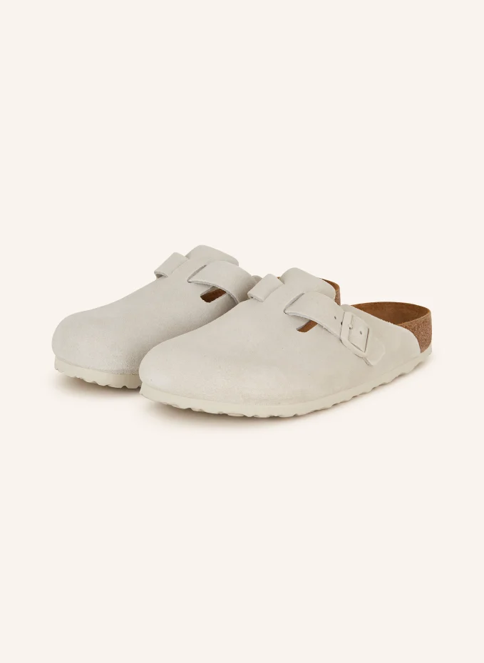 

Бостонские мюли Birkenstock, белый