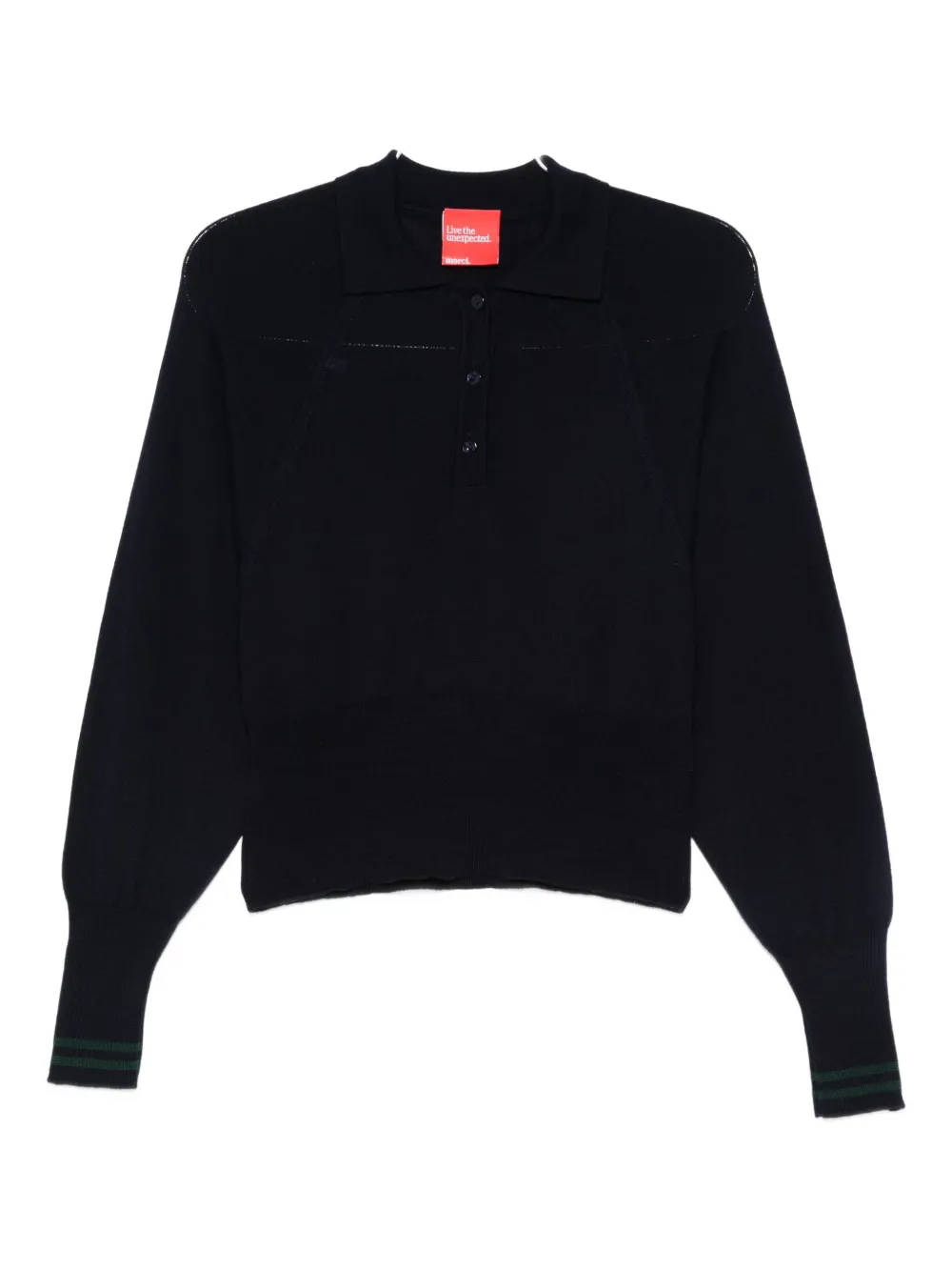 

Поло на пуговицах Merci, синий