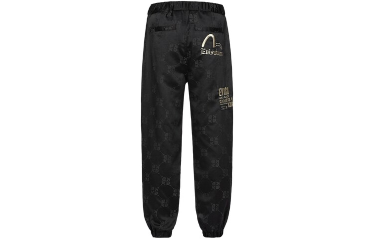 

Повседневные брюки мужские черные Evisu, черный