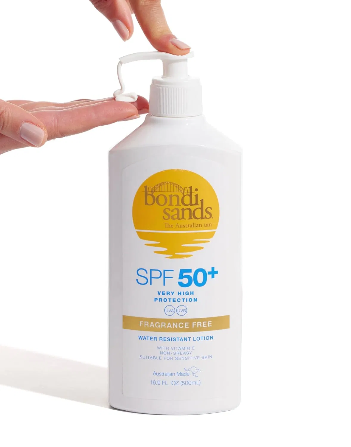 Солнцезащитный лосьон SPF 50+ без отдушек 500 мл от Bondi Sands Bondi Sands — фото 2