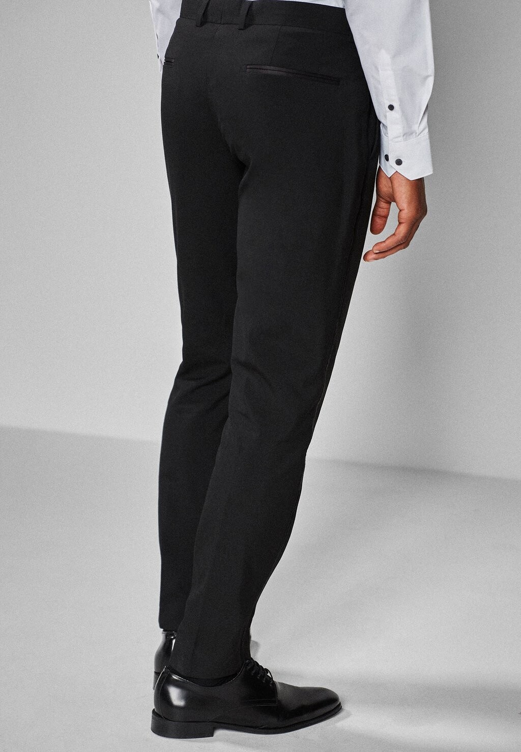 Костюмные брюки SUIT TROUSERS REGULAR FIT Next, черный — фото 2