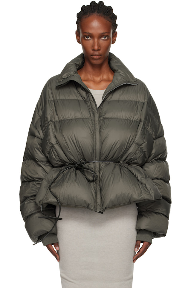 

Куртка Gray Concordians с парусом Rick Owens, Dark Dust