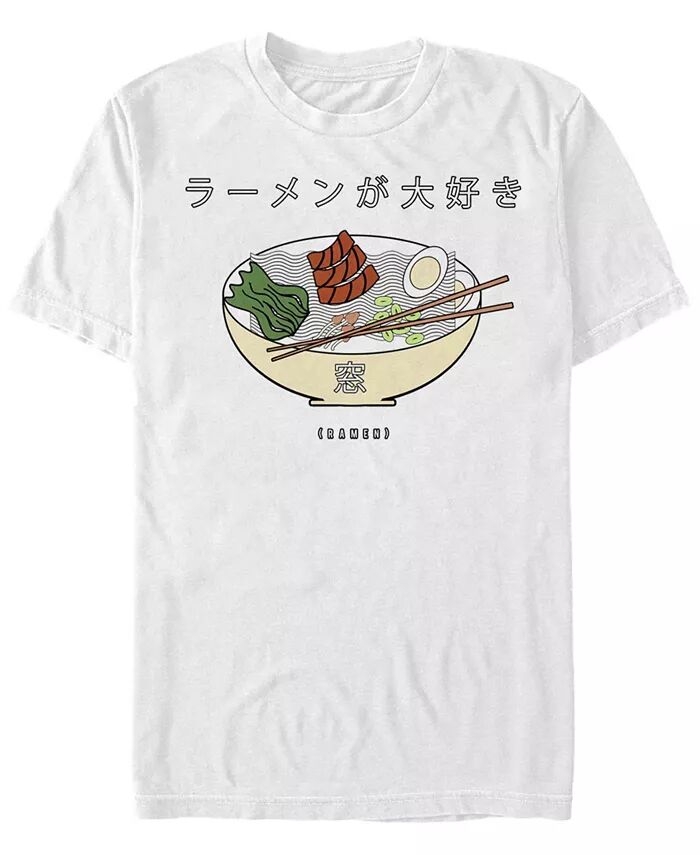 

Мужская футболка Love Ramen с коротким рукавом и круглым вырезом Fifth Sun, белый