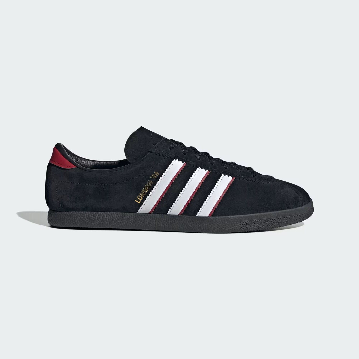 

Кроссовки Лондон 96 Adidas, цвет Core Black/Cloud White/Better Scarlet