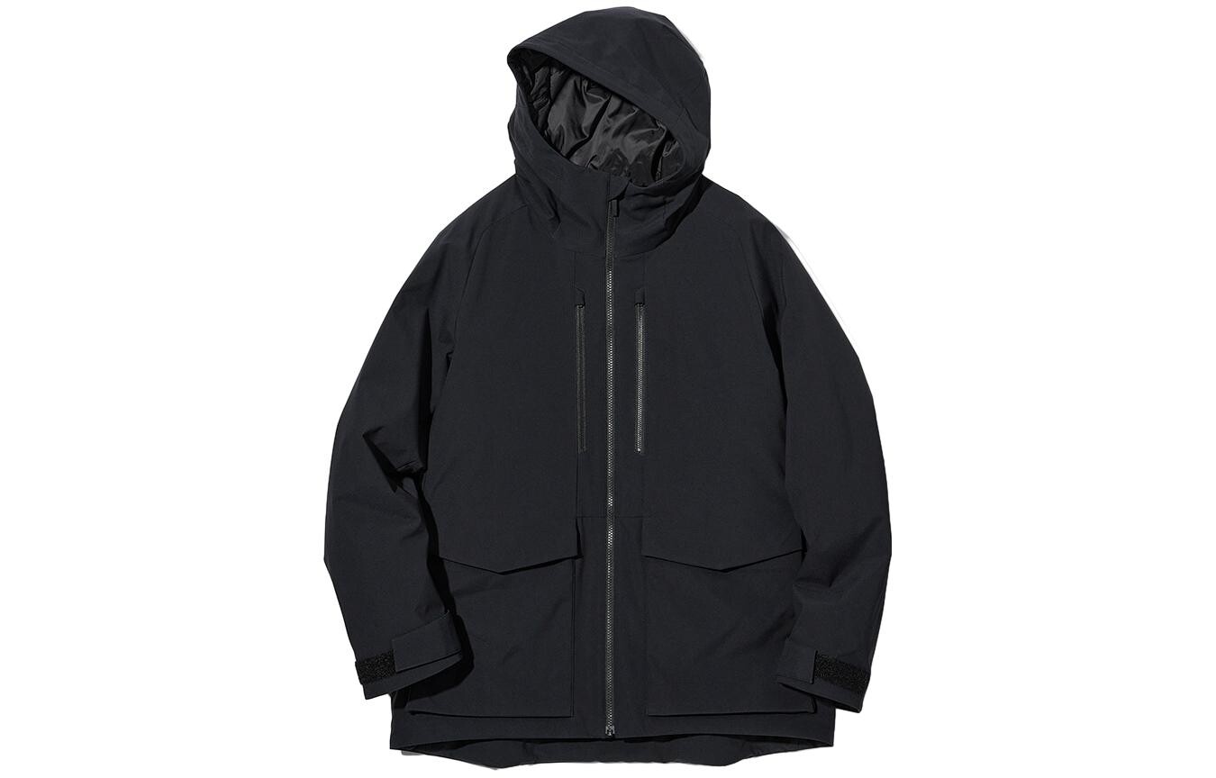 

Мужской пуховик UNIQLO, Черный-09