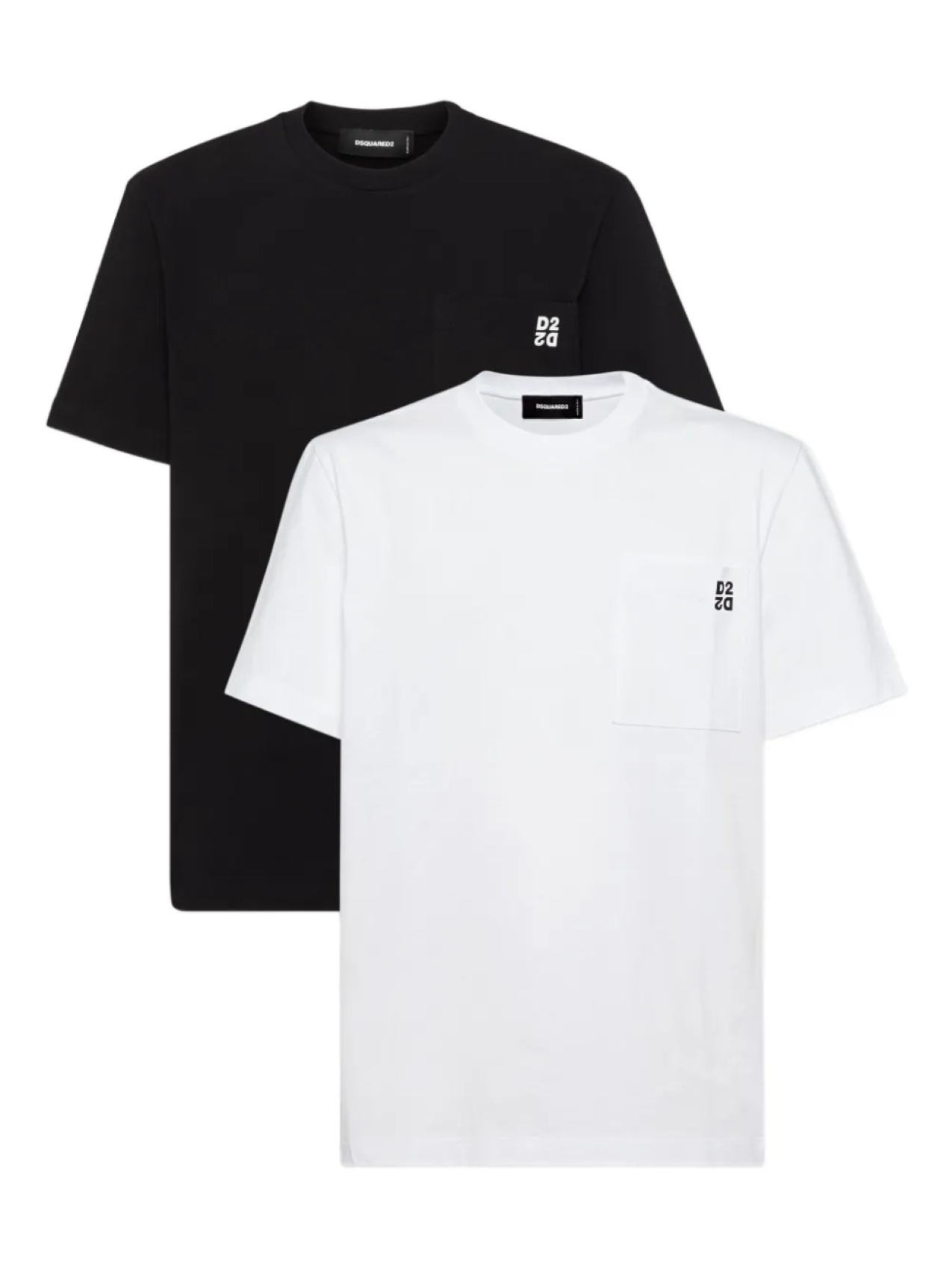 

DSQUARED2 комплект из двух футболок, белый