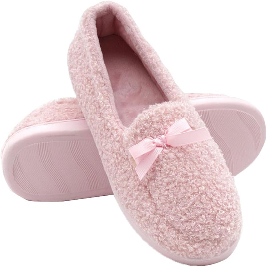 

Домашние тапочки Cliont для женщин и мужчин с мемори-пеной, удобные, теплые и нескользящие, розовый