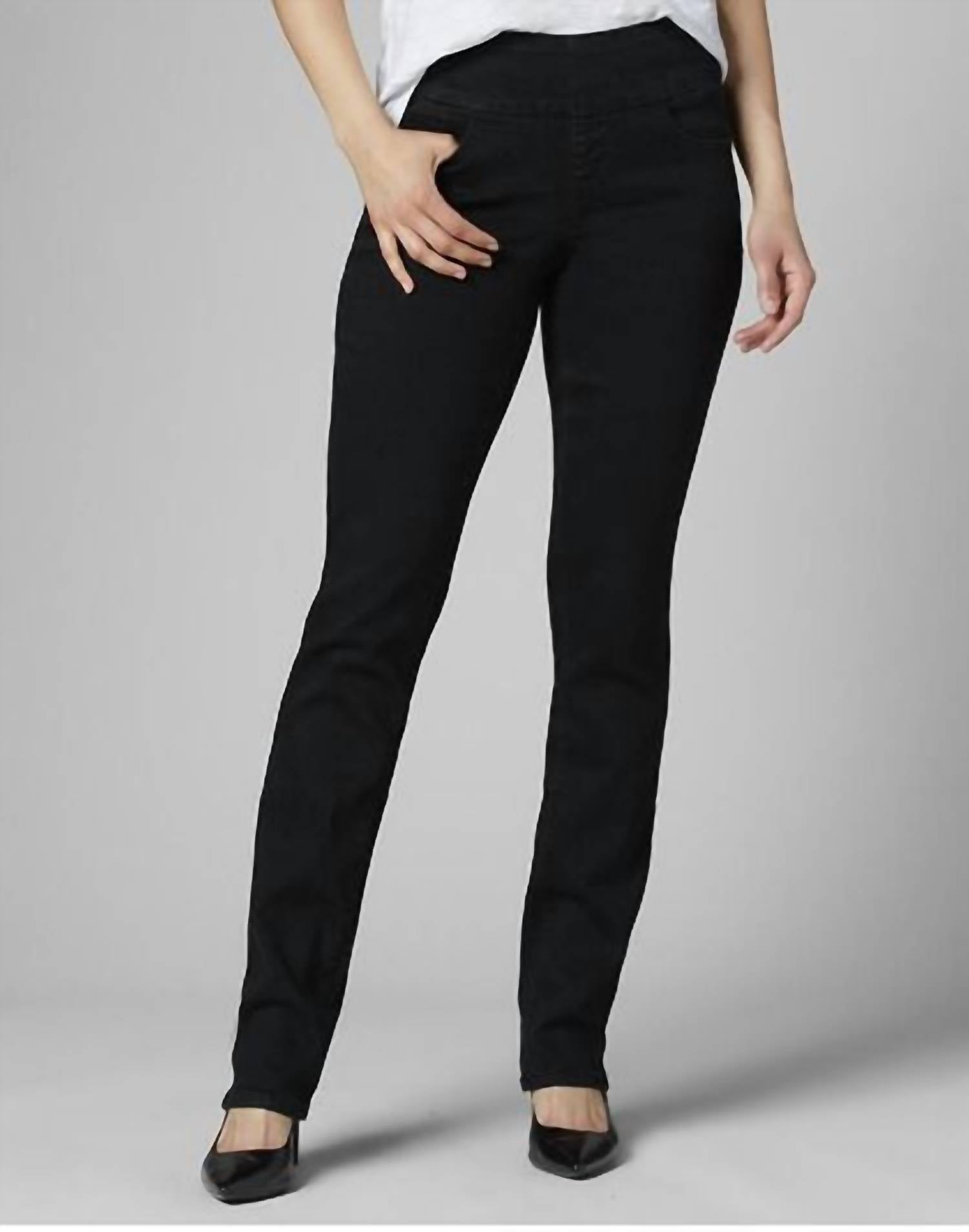 

Джинсы Peri Straight Leg High Rise черного цвета JAG