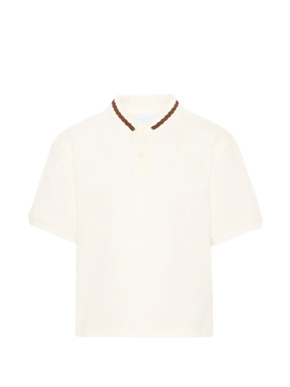 Поло-Рубашка Web-Stripe Gucci Kids, белый