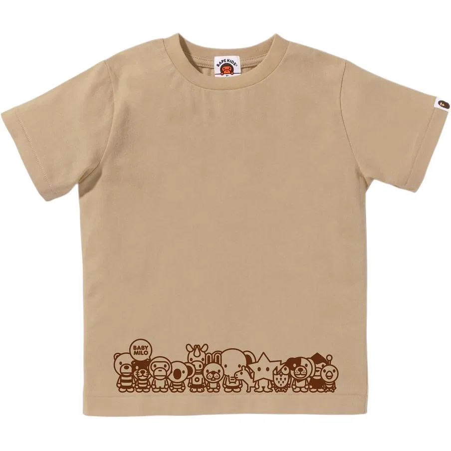 Детская футболка с круглым вырезом A BATHING APE, Beige