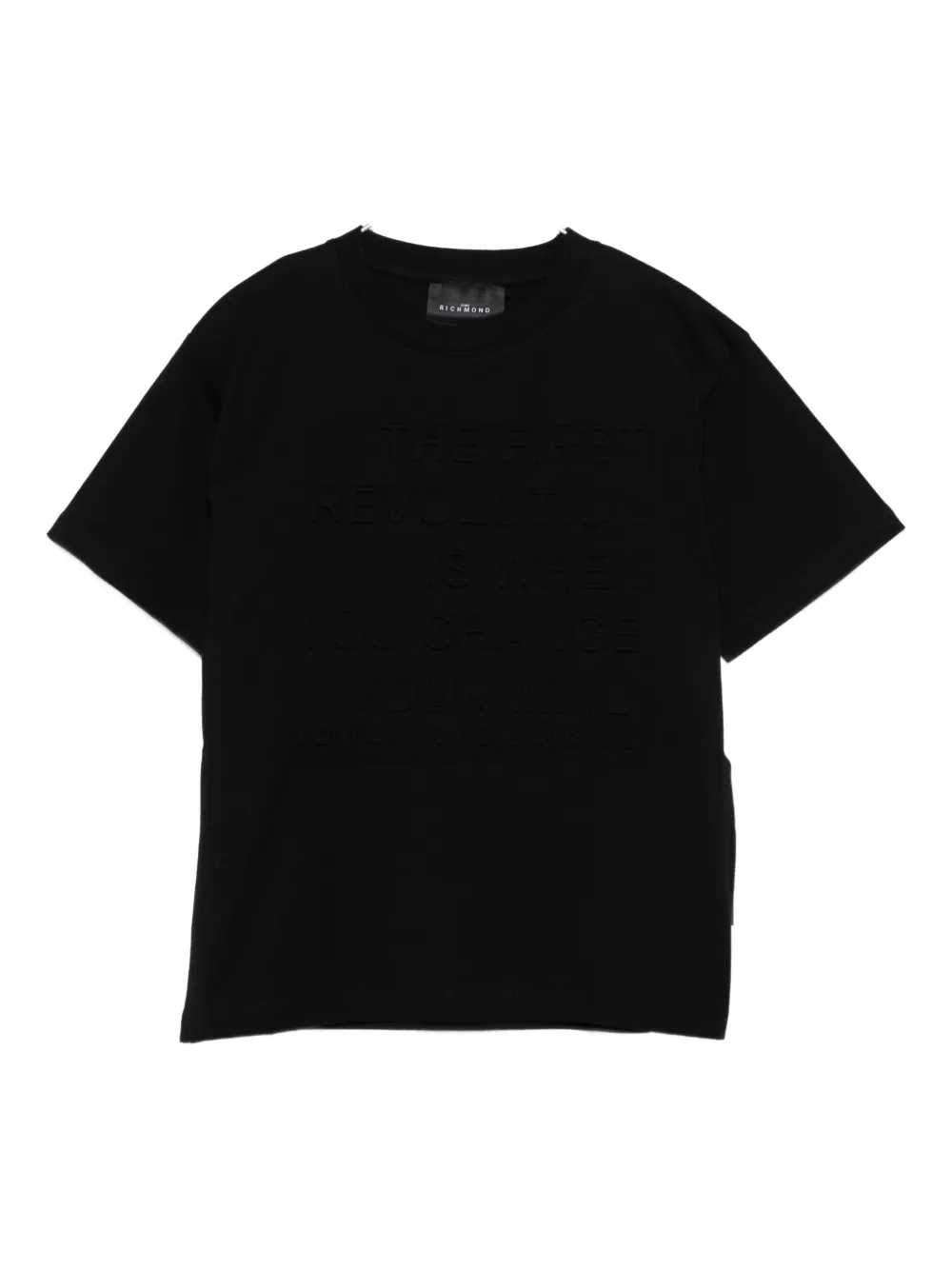 

Футболка с круглым вырезом John Richmond Junior, черный