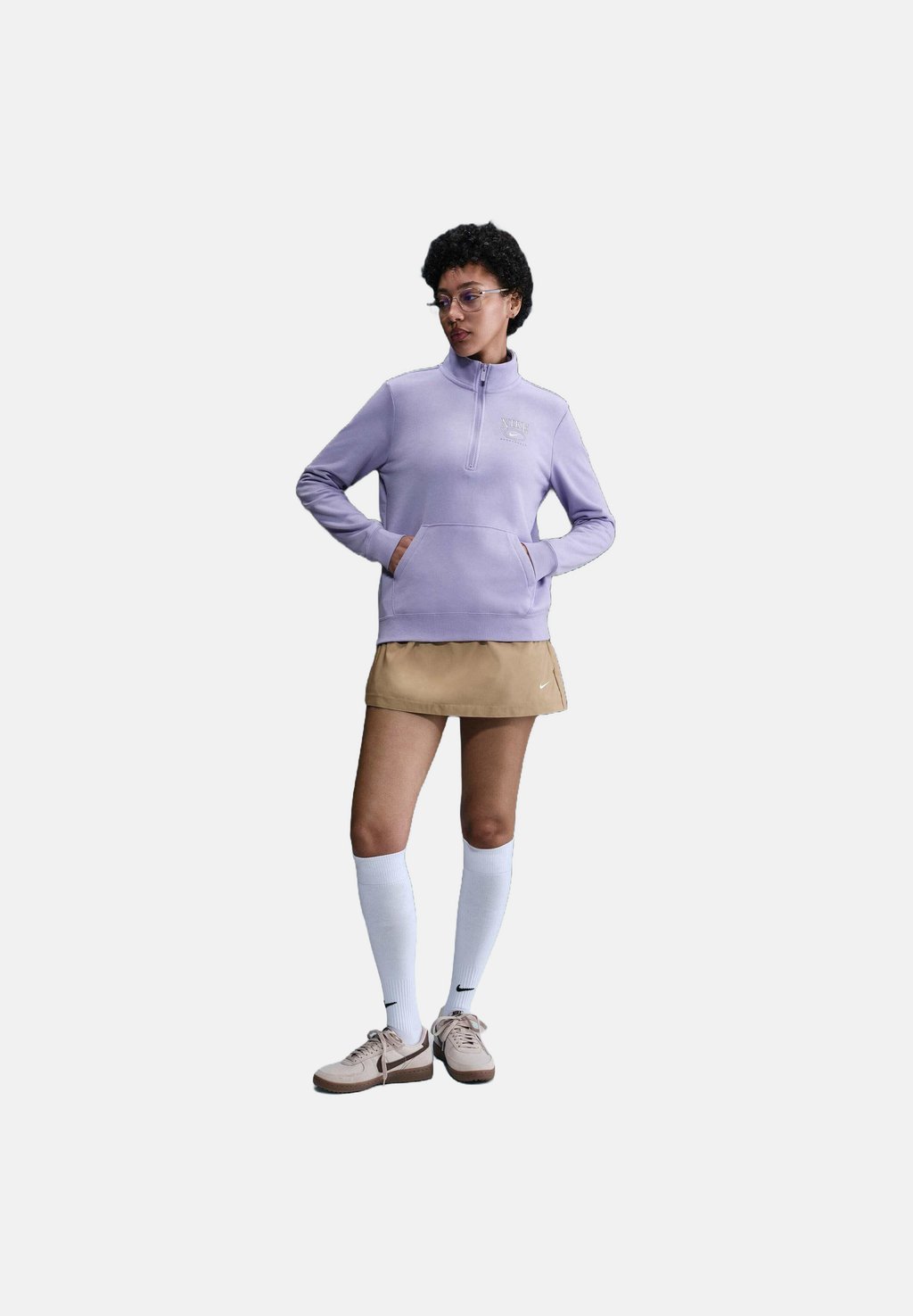 

Флисовый джемпер Nike Sportswear, сиреневый