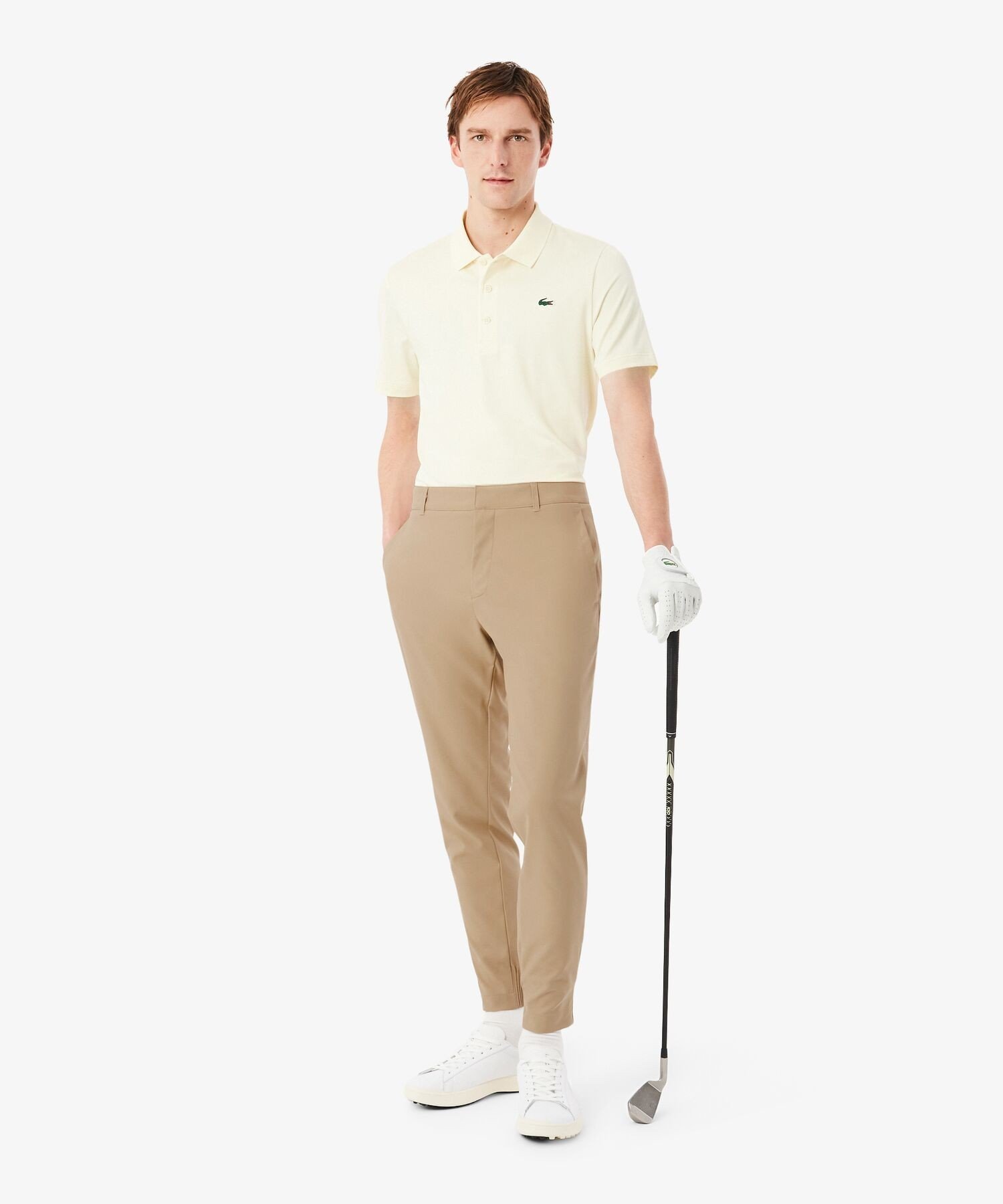 Эластичные брюки для гольфа, не требующие длительного хранения LACOSTE, Beige — фото 4