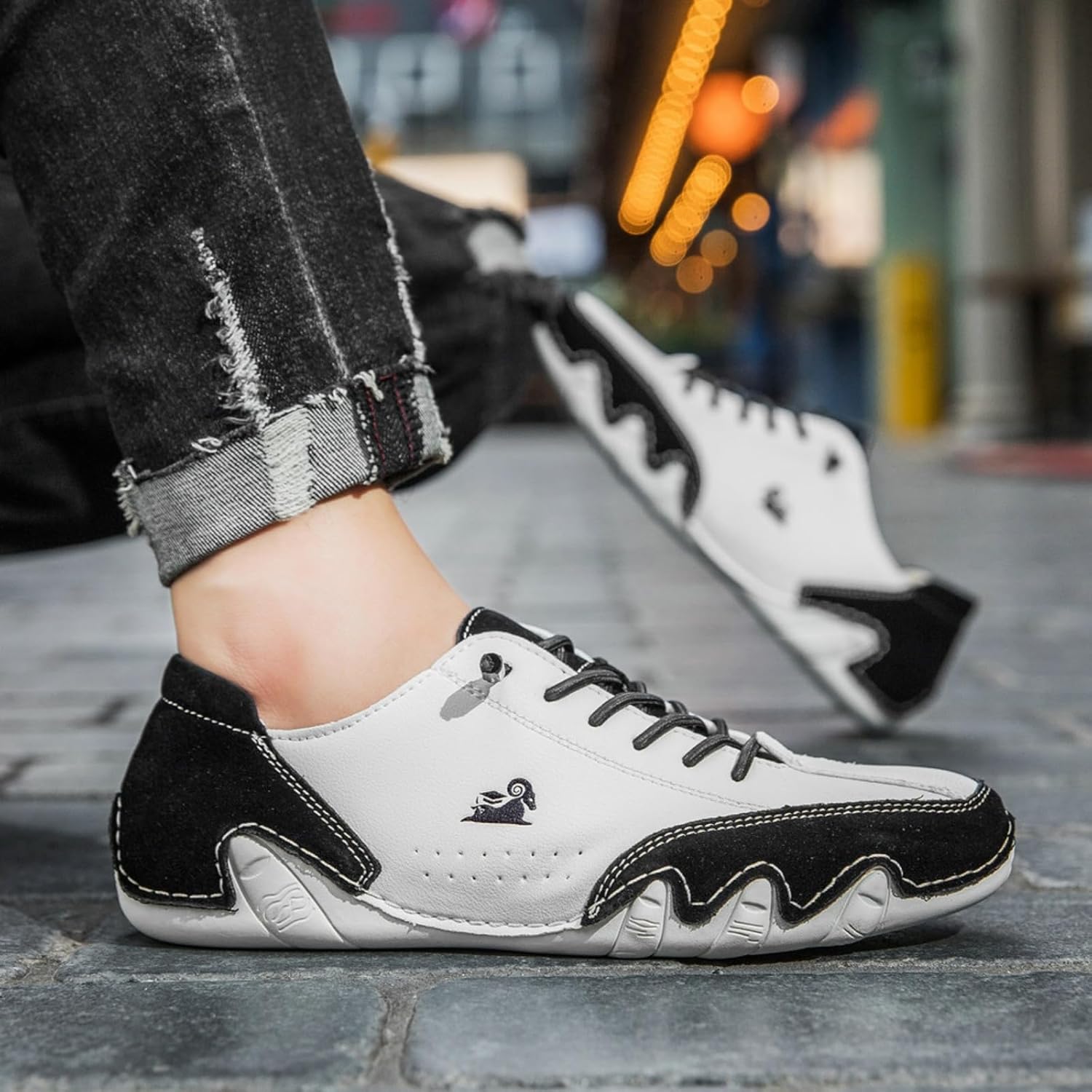 Кроссовки Vogany для женщин и мужчин, профессиональная обувь для ходьбы Generic, белый/черный — фото 2