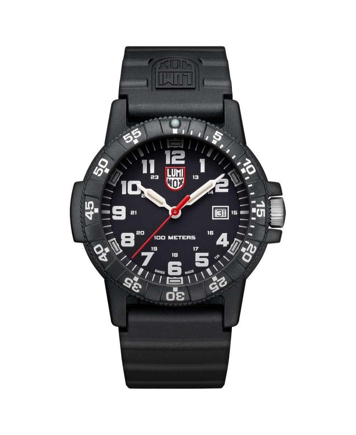 

Мужские часы 0321 Sea Turtle с черным резиновым браслетом Luminox