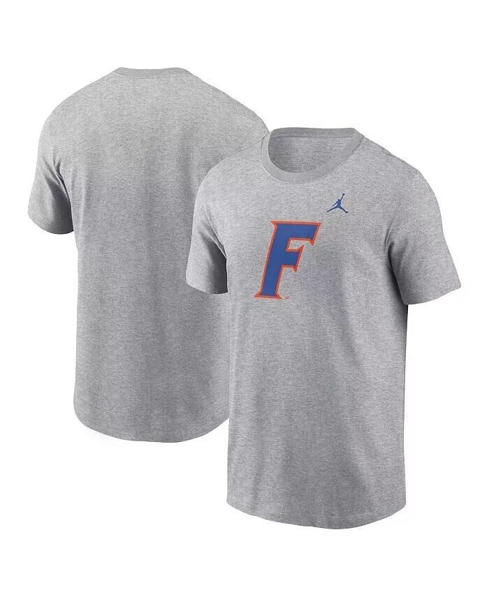 

Мужская футболка с альтернативным логотипом Heather Grey Florida Gators Primetime Evergreen Jordan, серый